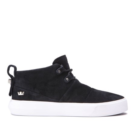 Supra Charles Svart Høye Sneakers Herre [NO-8-Y193]